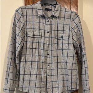 Madewell Checkered Shirt in Grayish color - size Medium